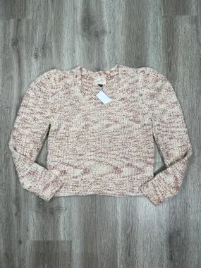 Cream & Red Sweater Universal Thread, Size Xs