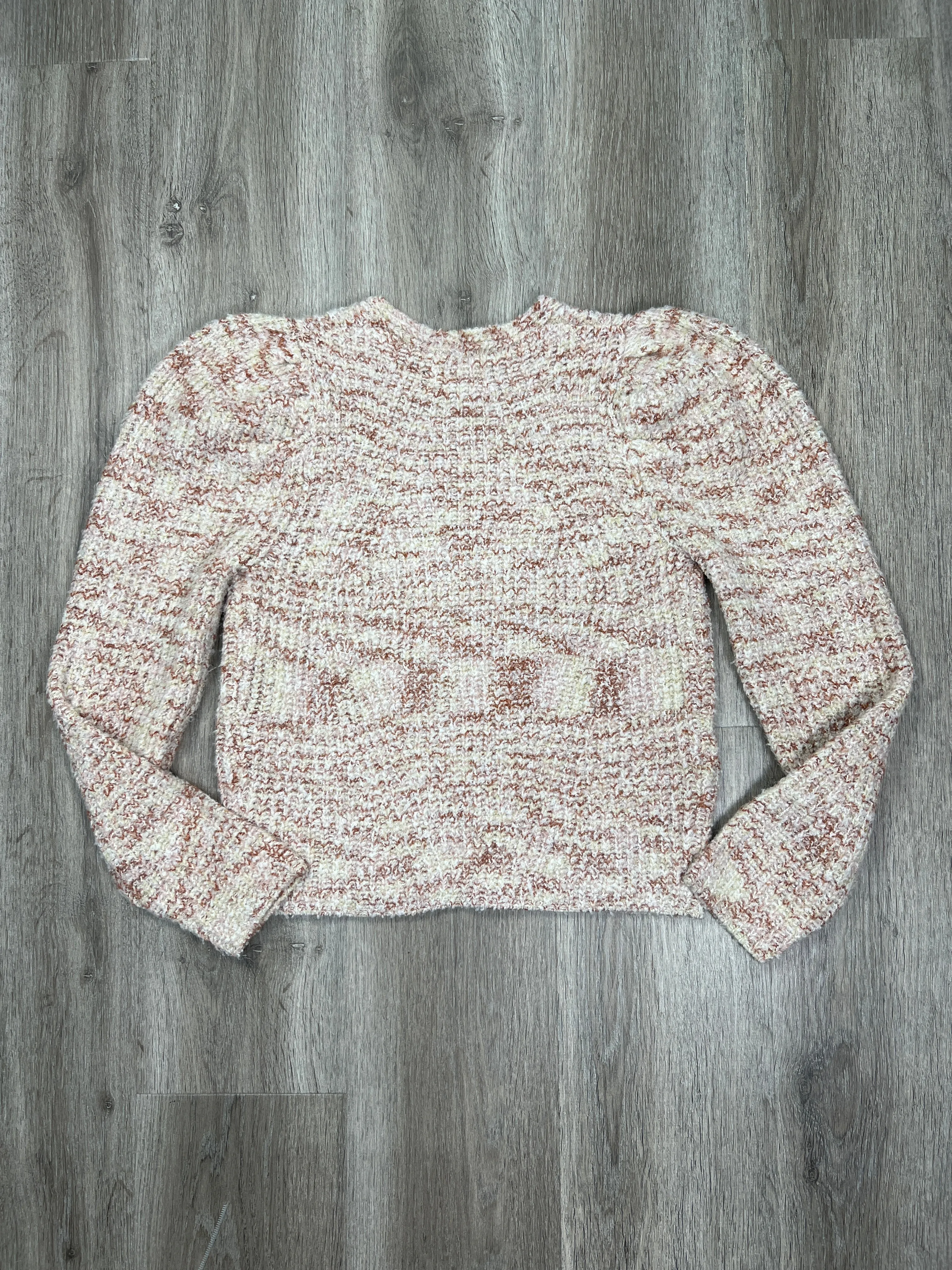 Cream & Red Sweater Universal Thread, Size Xs