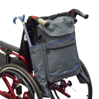 Crutch/Stick Holder Bag for Wheelchairs