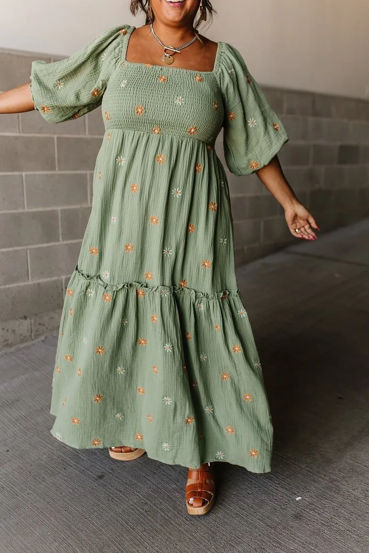 Darby Embroidered Dress