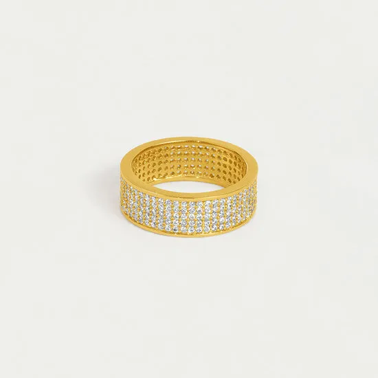 Dean Davidson Petit Pave Thick Stacking Ring