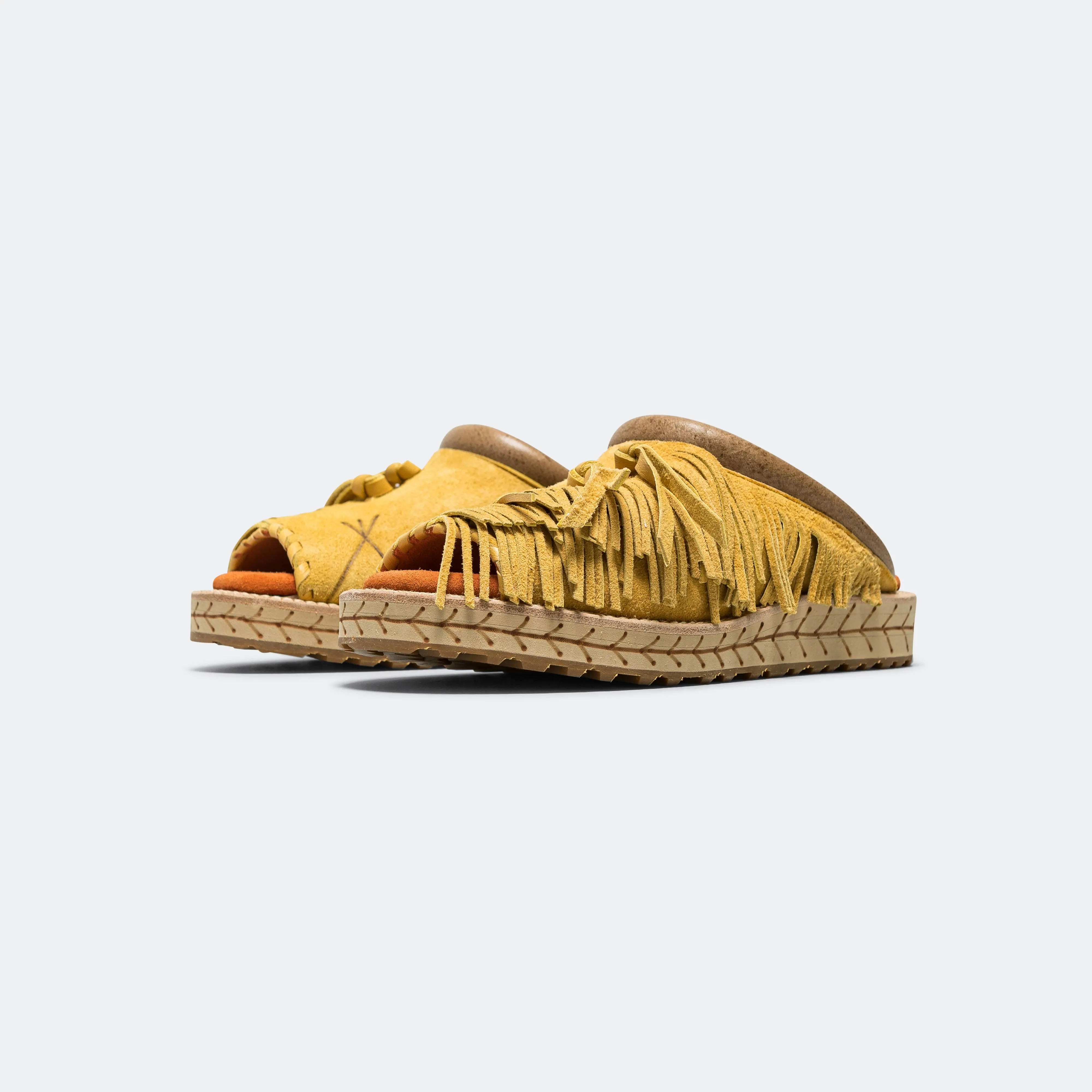 Deer Leather Pueblo Sabot - Yellow