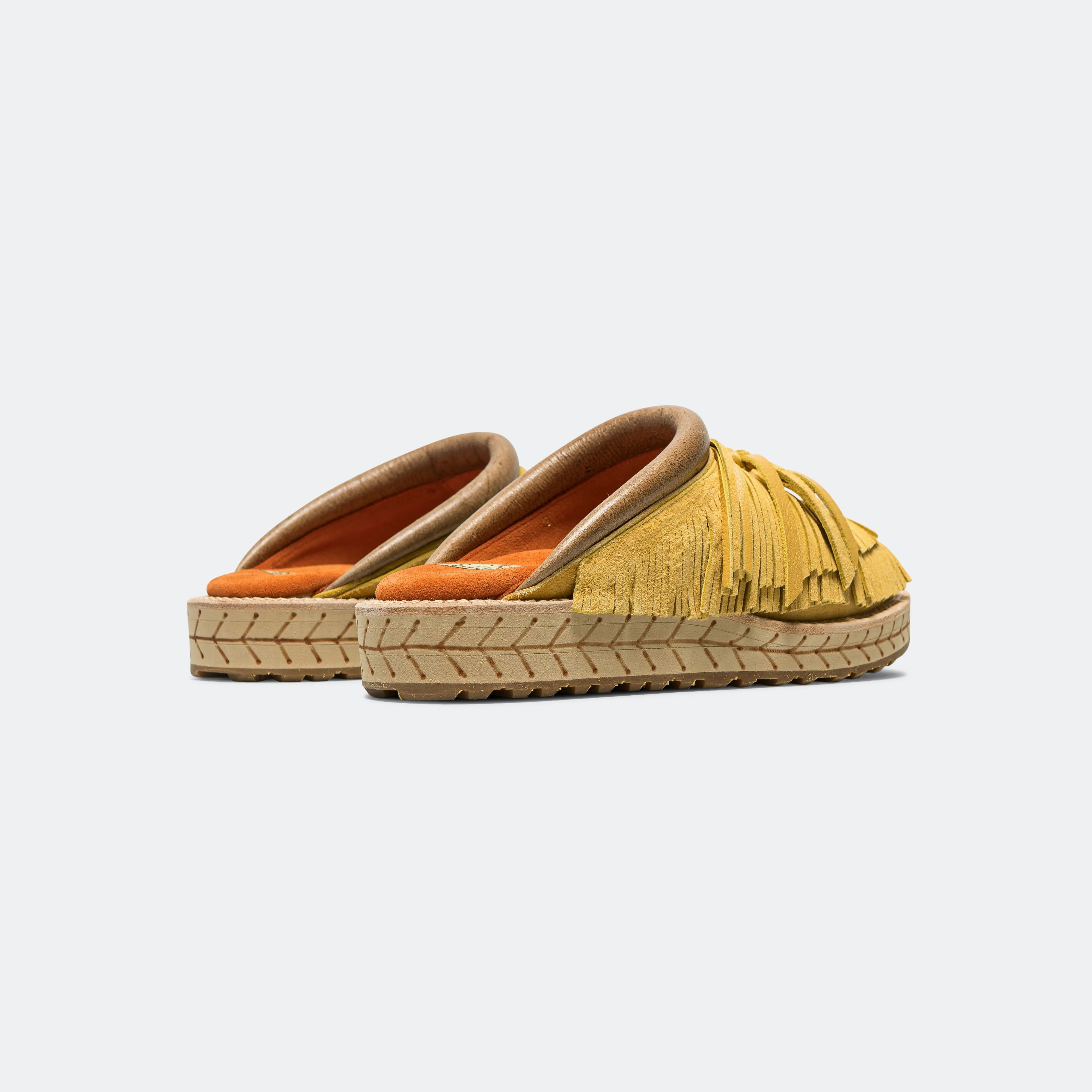 Deer Leather Pueblo Sabot - Yellow