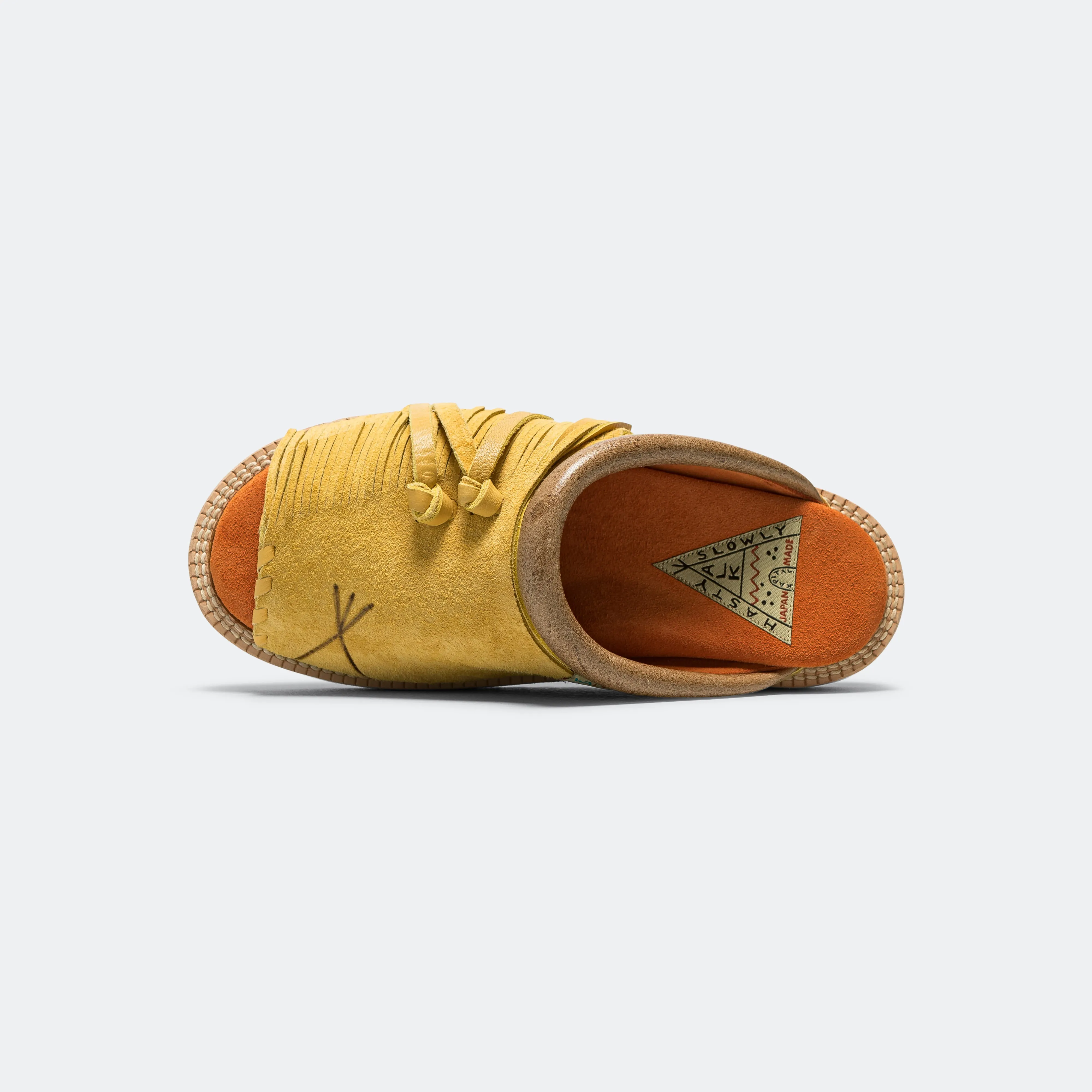 Deer Leather Pueblo Sabot - Yellow