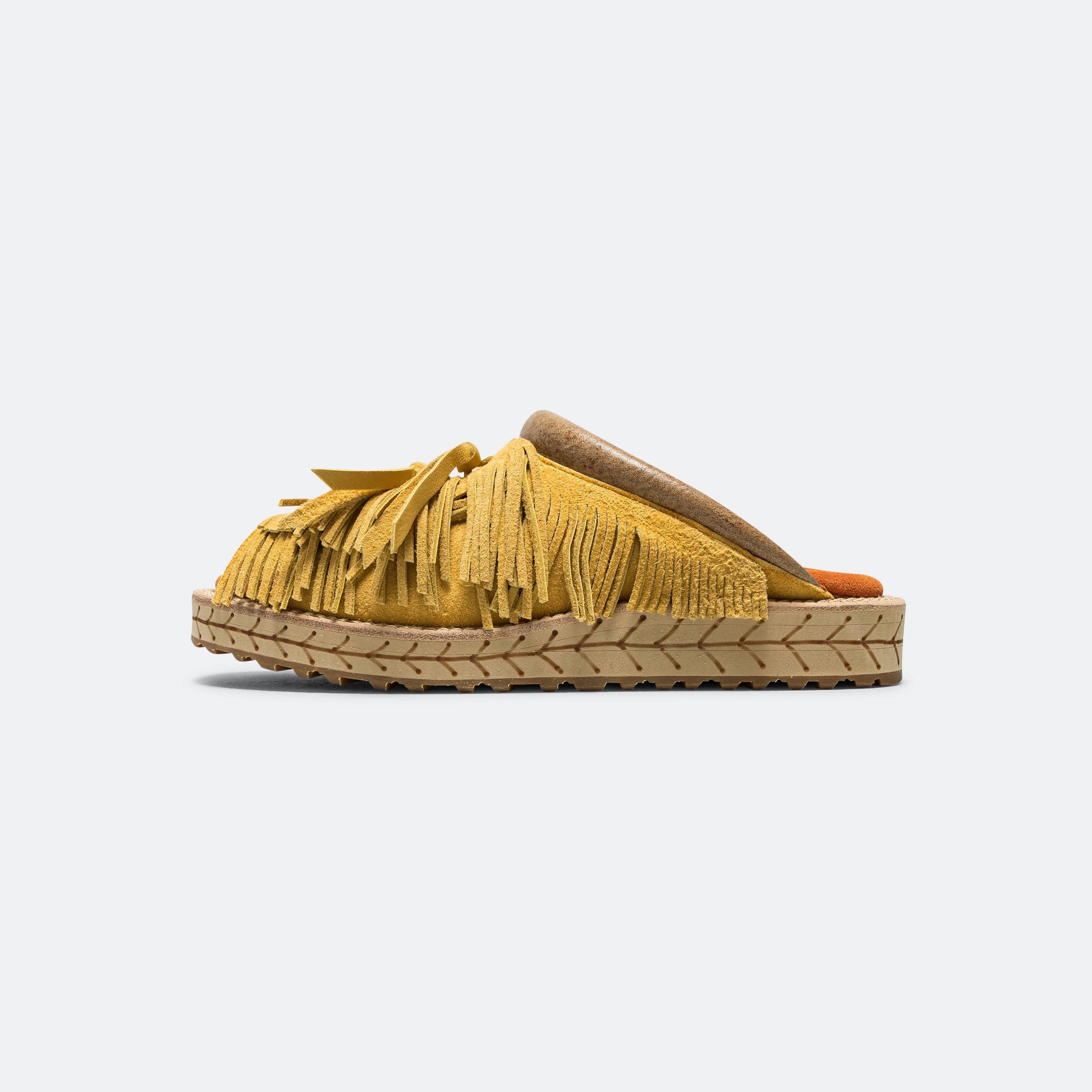 Deer Leather Pueblo Sabot - Yellow