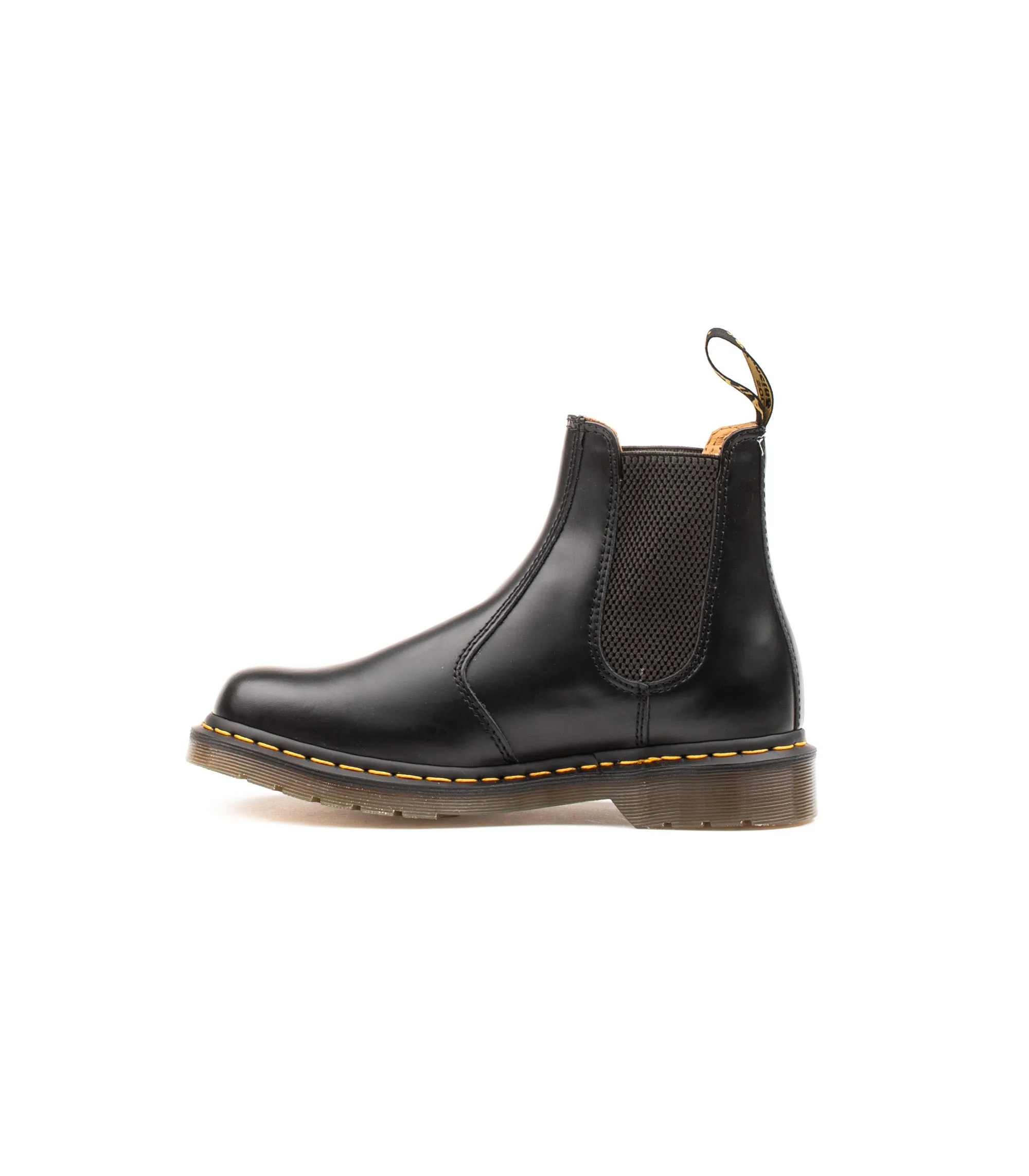 Dr. Martens 2976 Yellow Stitch Smooth Black Unisex