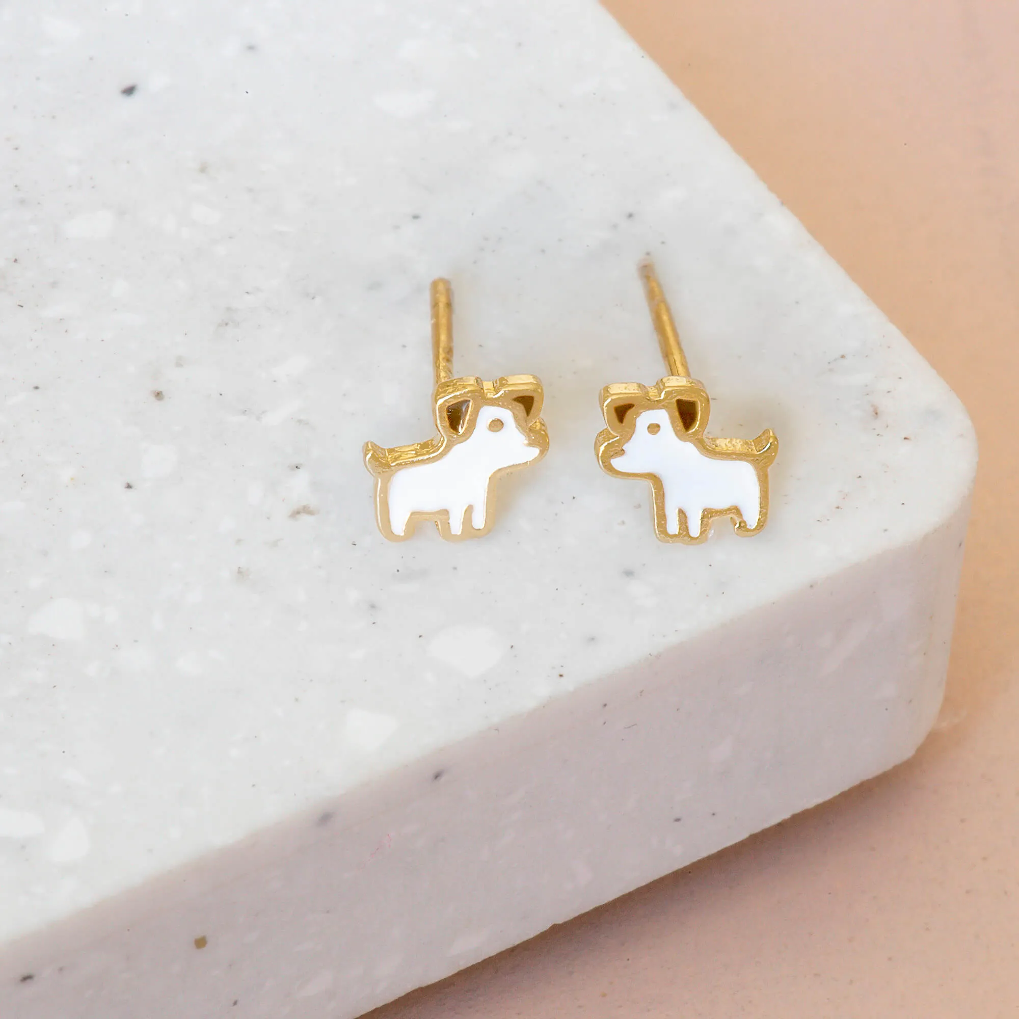 Earring Epoxy Dog