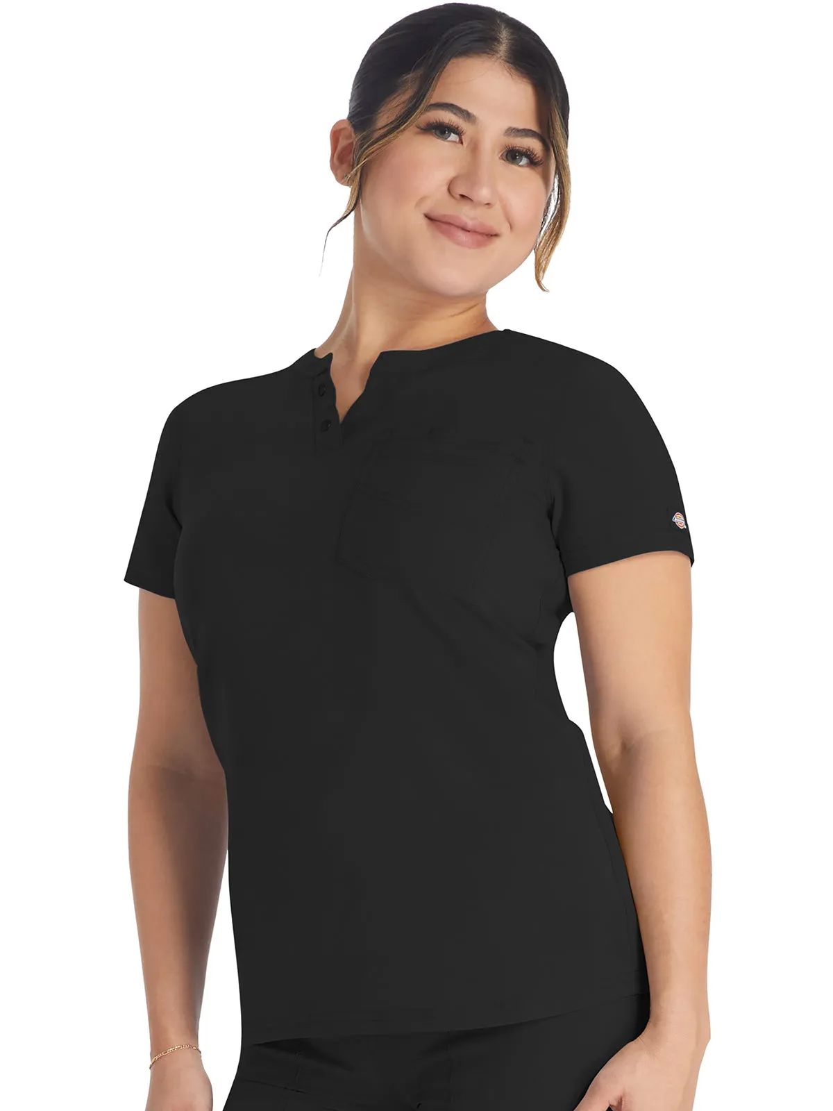 EDS Nxt - Women's Round Neck Henley Top