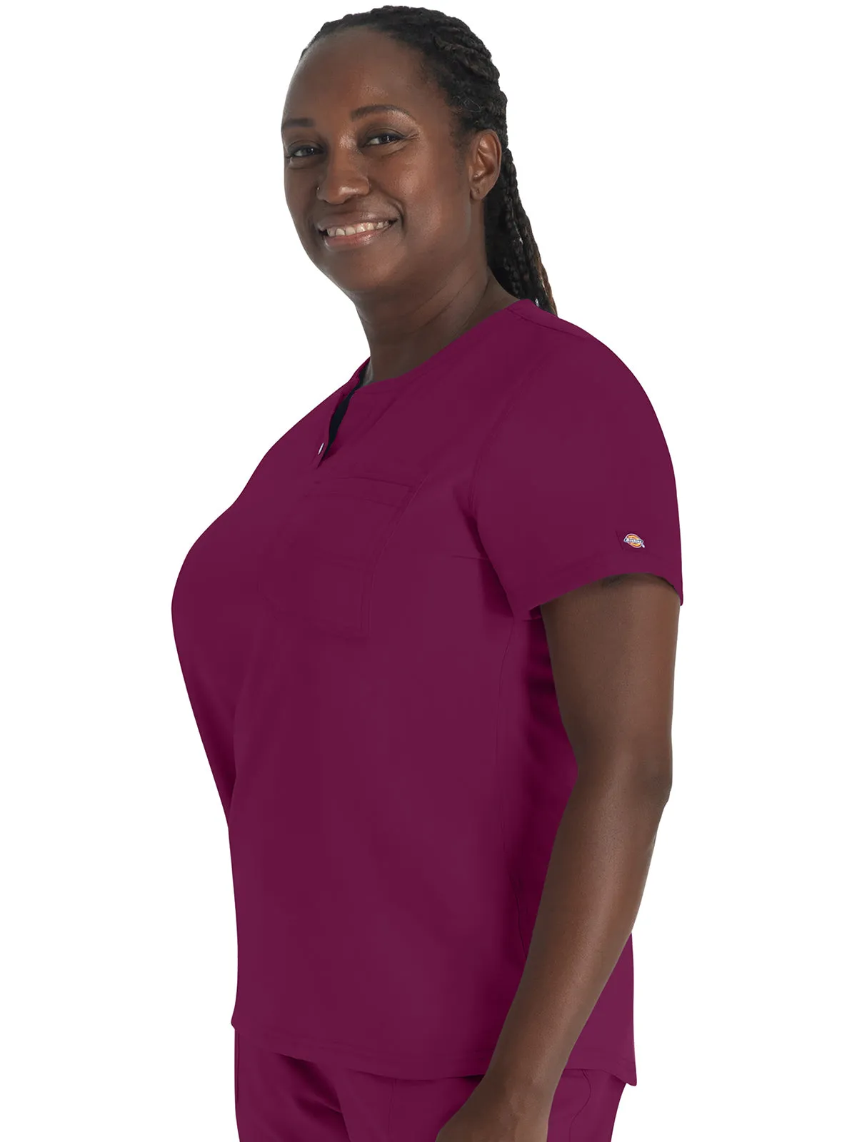 EDS Nxt - Women's Round Neck Henley Top