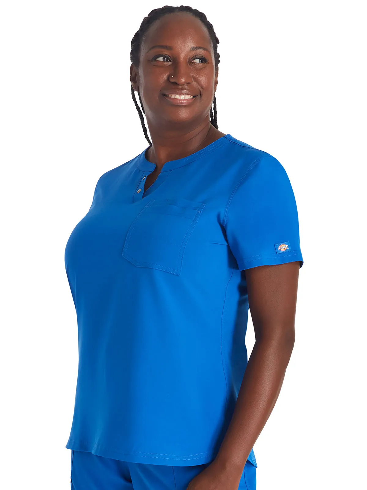 EDS Nxt - Women's Round Neck Henley Top