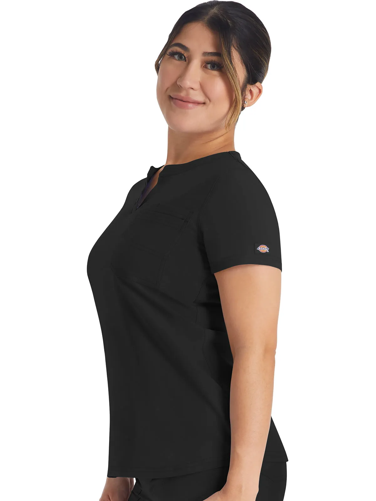 EDS Nxt - Women's Round Neck Henley Top