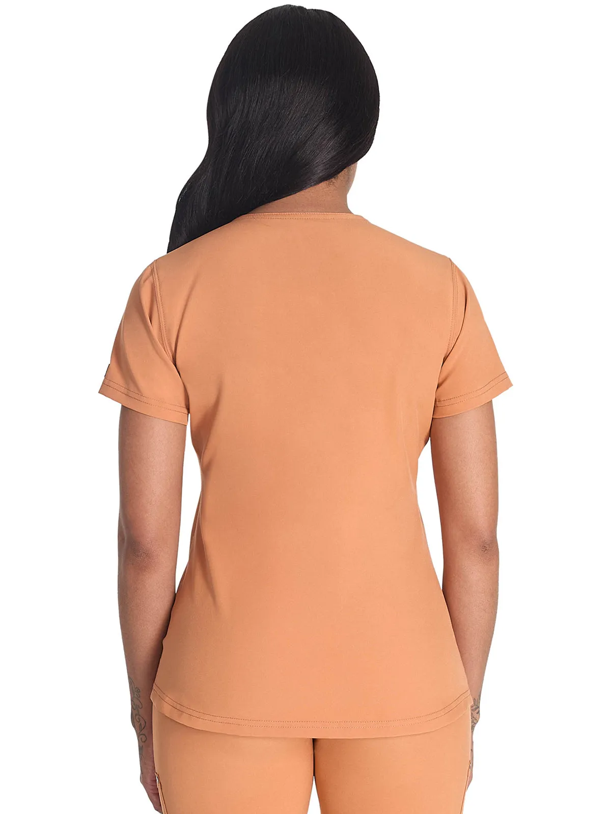 EDS Nxt - Women's Round Neck Henley Top