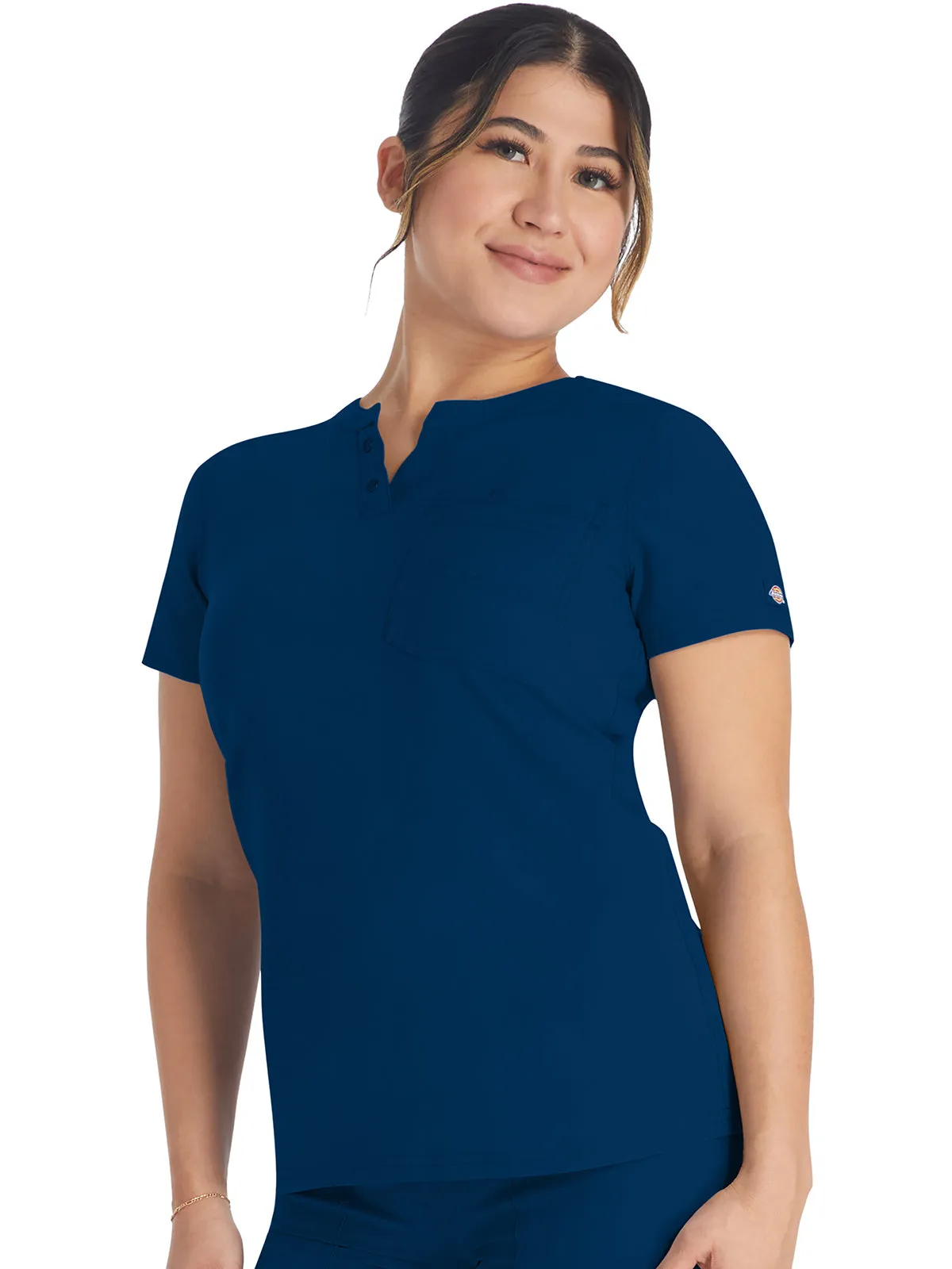 EDS Nxt - Women's Round Neck Henley Top