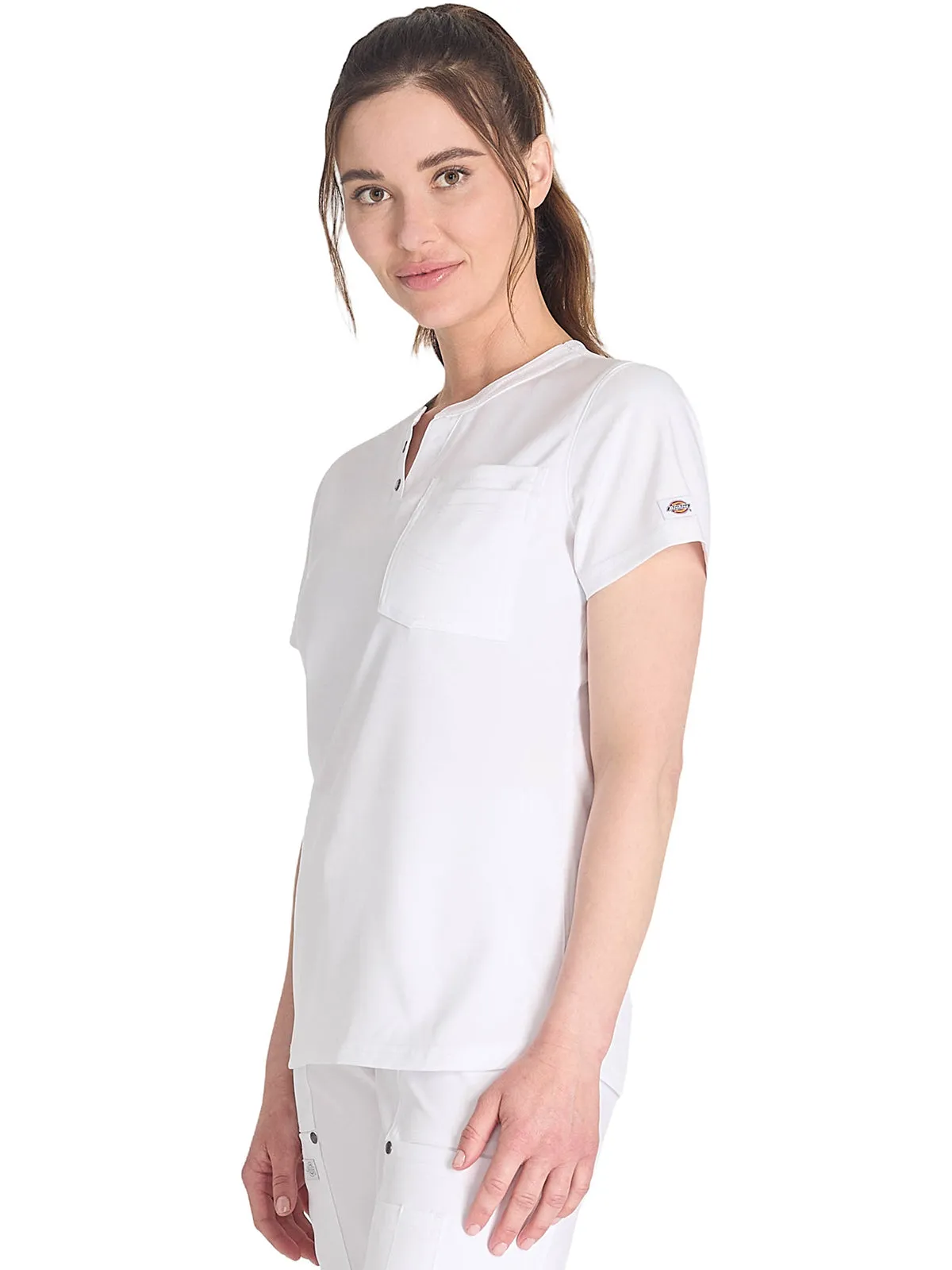 EDS Nxt - Women's Round Neck Henley Top