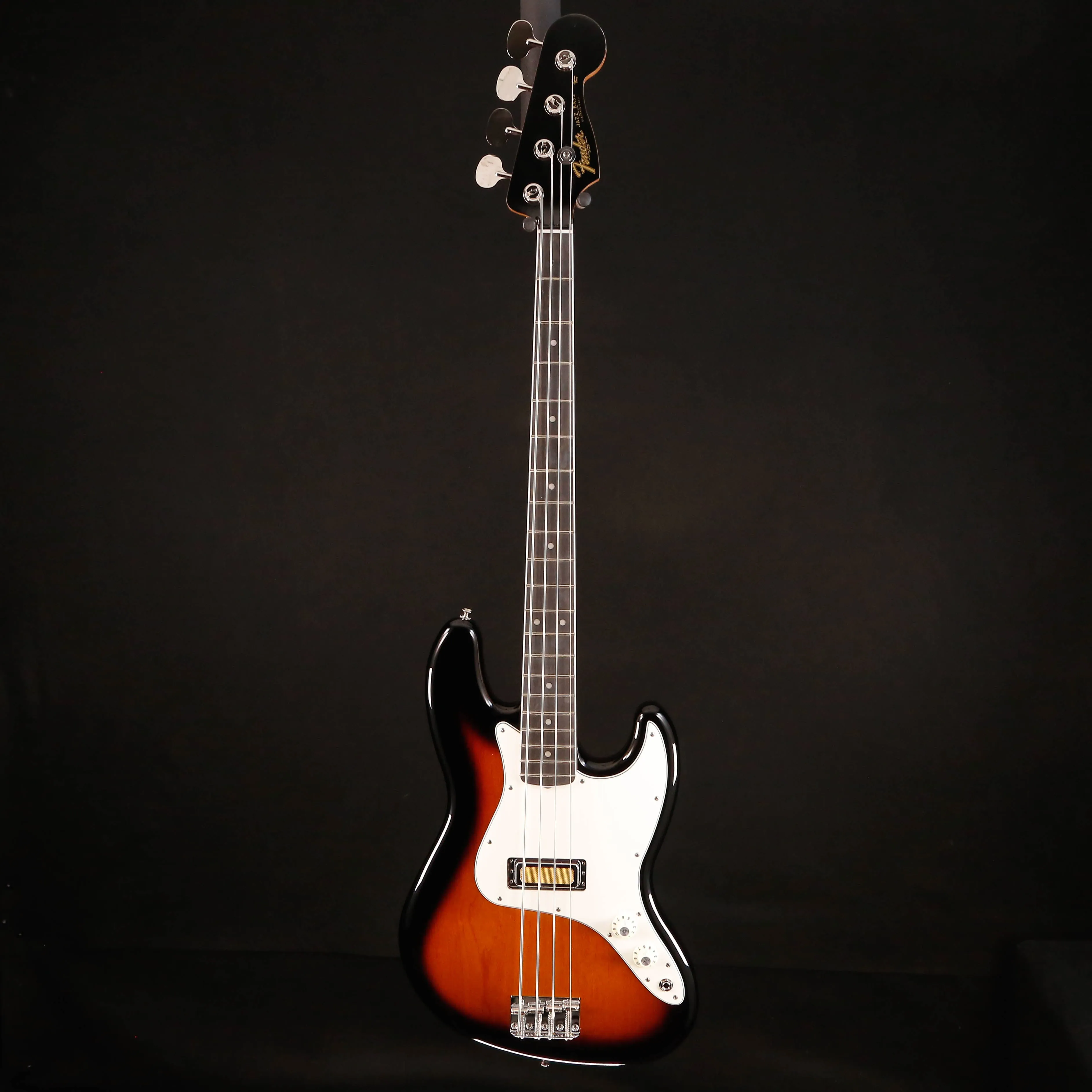 Fender Gold Foil Jazz Bass 4-string Bass, 2-Color Sunburst 9lbs 8.9oz