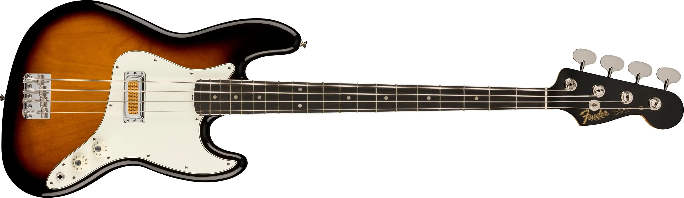 Fender Gold Foil Jazz Bass 4-string Bass, 2-Color Sunburst