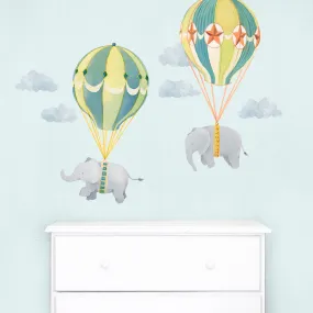 Flying Friends Wall Decal Set - Neutral