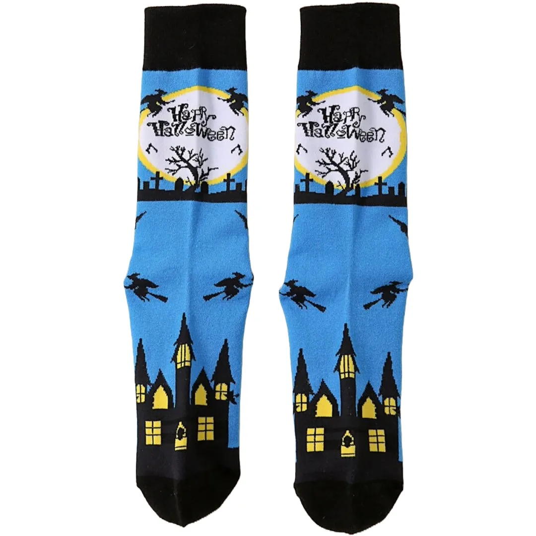 Happy Halloween Socks from the Sock Panda (Adult Medium - Women's Shoe Sizes 5-10)