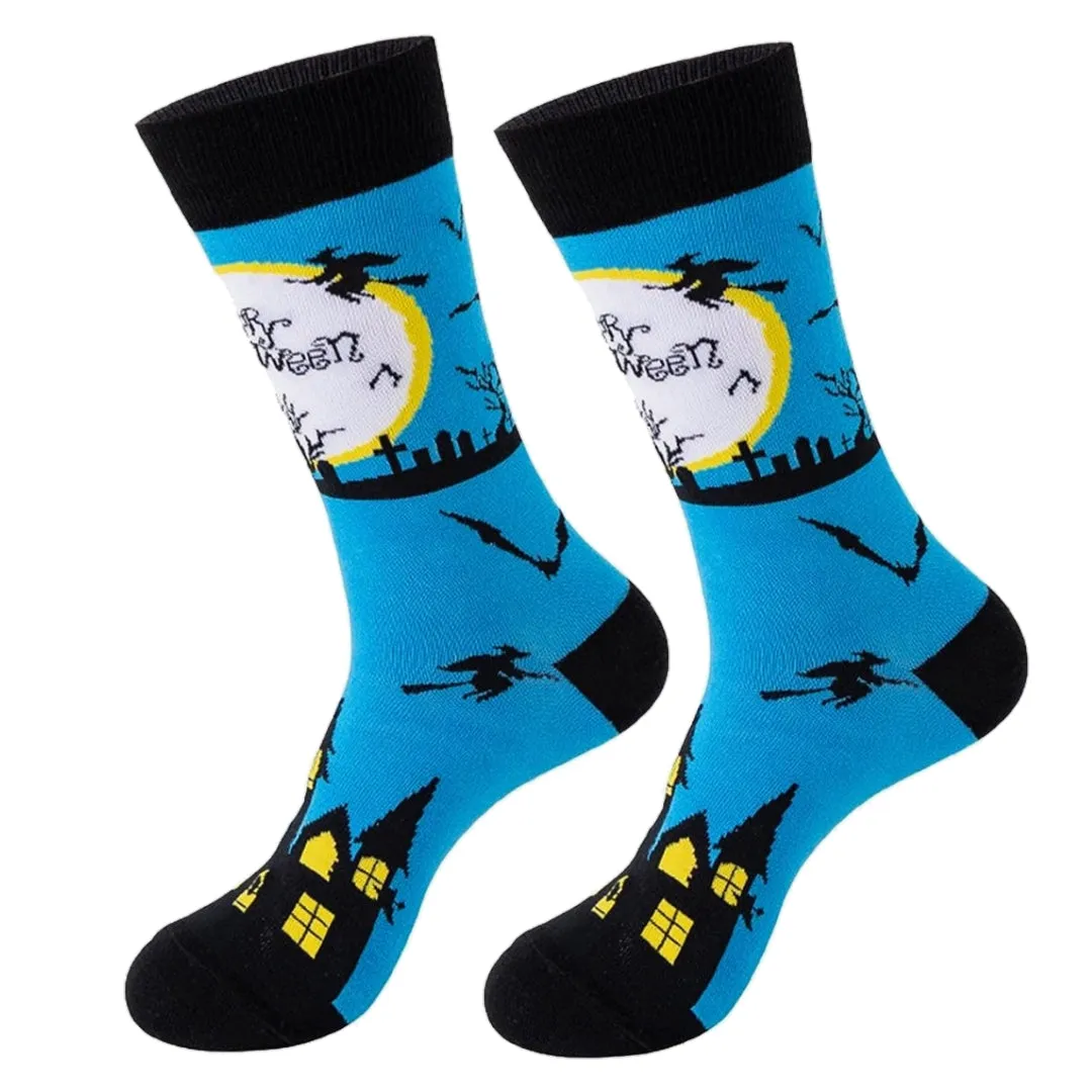 Happy Halloween Socks from the Sock Panda (Adult Medium - Women's Shoe Sizes 5-10)