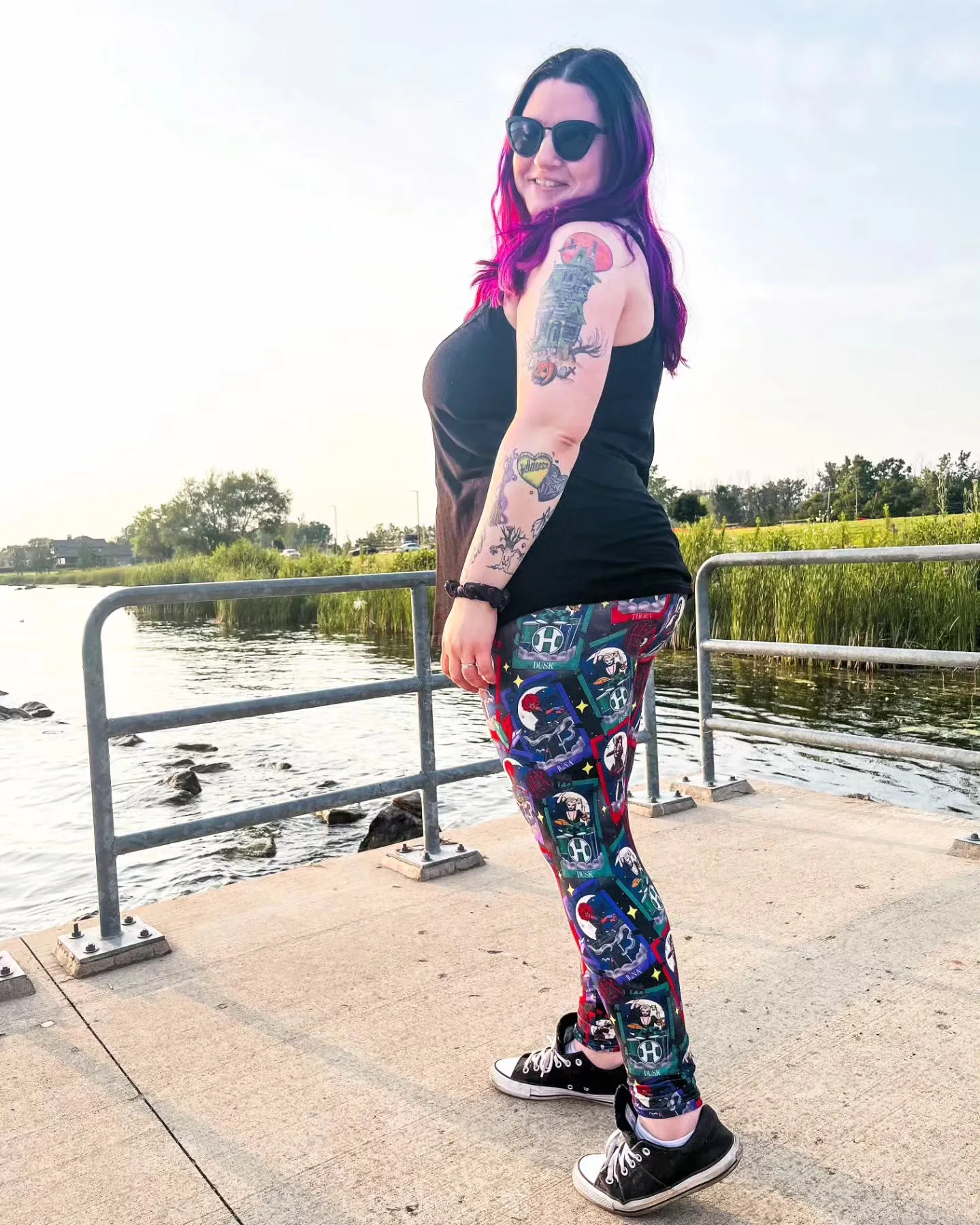 Hex Tarot (Semi-Exclusive) - High-quality Handcrafted Vibrant Leggings