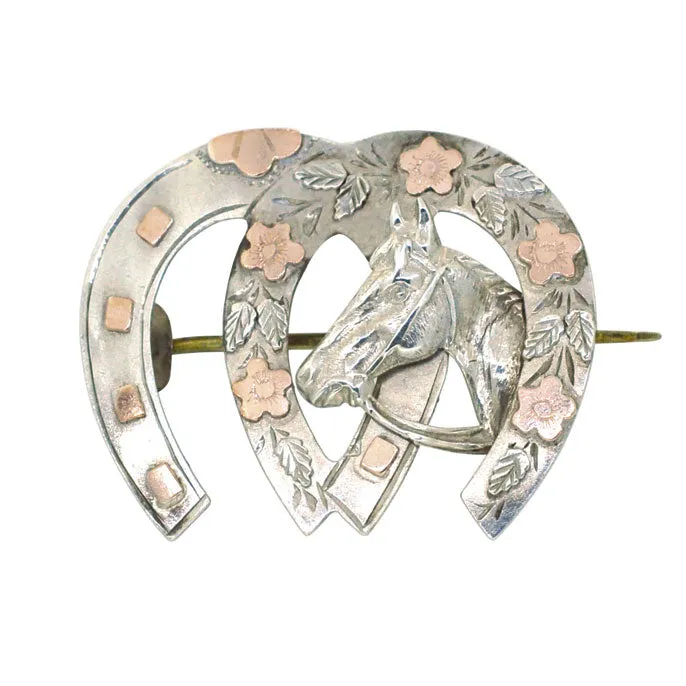 Horse Shoe Brooch