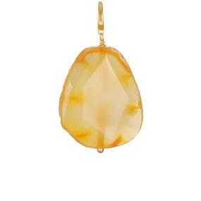 Jumbo Yellow Agate Clip-On Charm