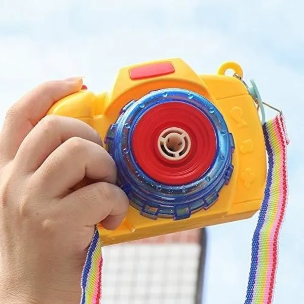 Light Music Bubble Blower Camera For Kids