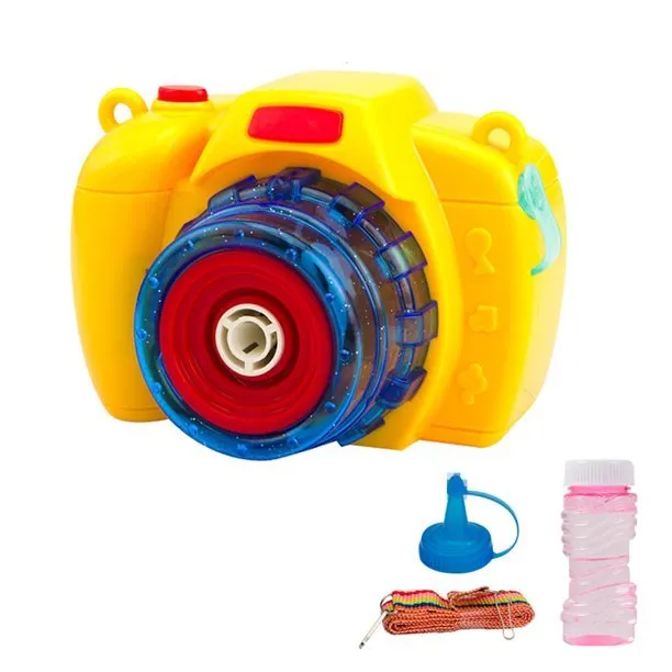 Light Music Bubble Blower Camera For Kids