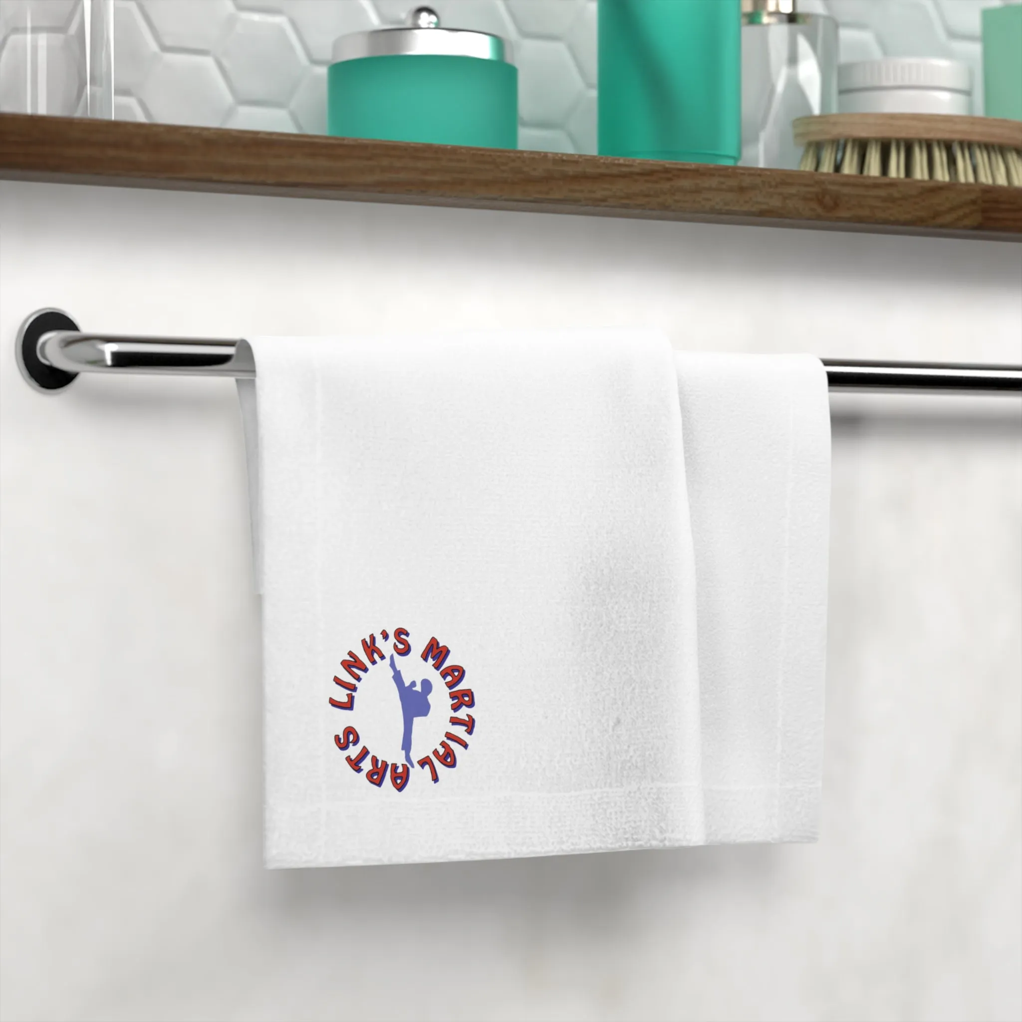 Link's Martial Arts Logo Face Towel