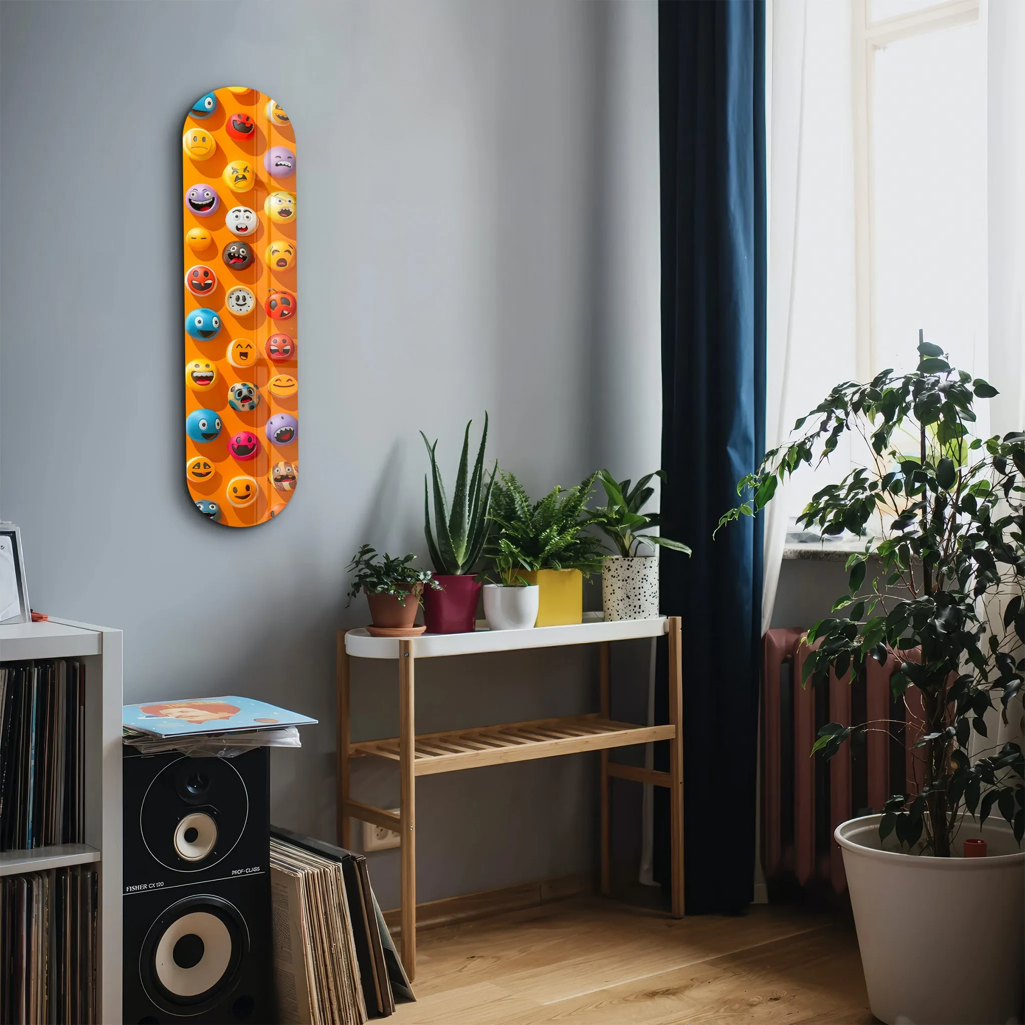 Lots of Smileys 1 | Glass Wall Art