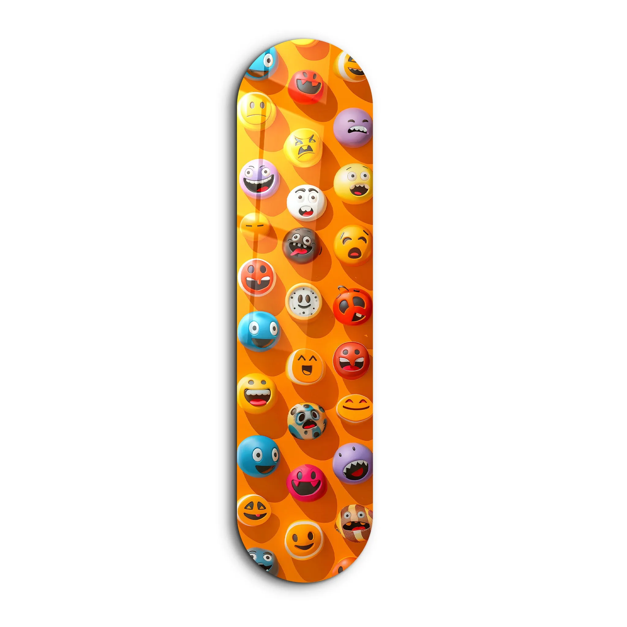 Lots of Smileys 1 | Glass Wall Art