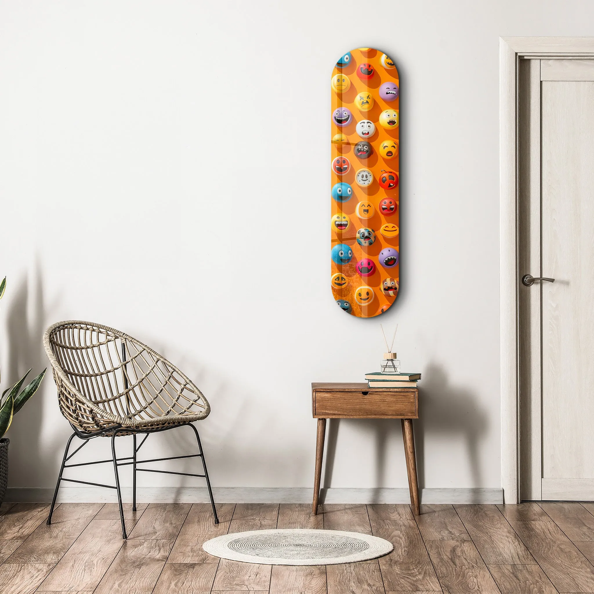 Lots of Smileys 1 | Glass Wall Art