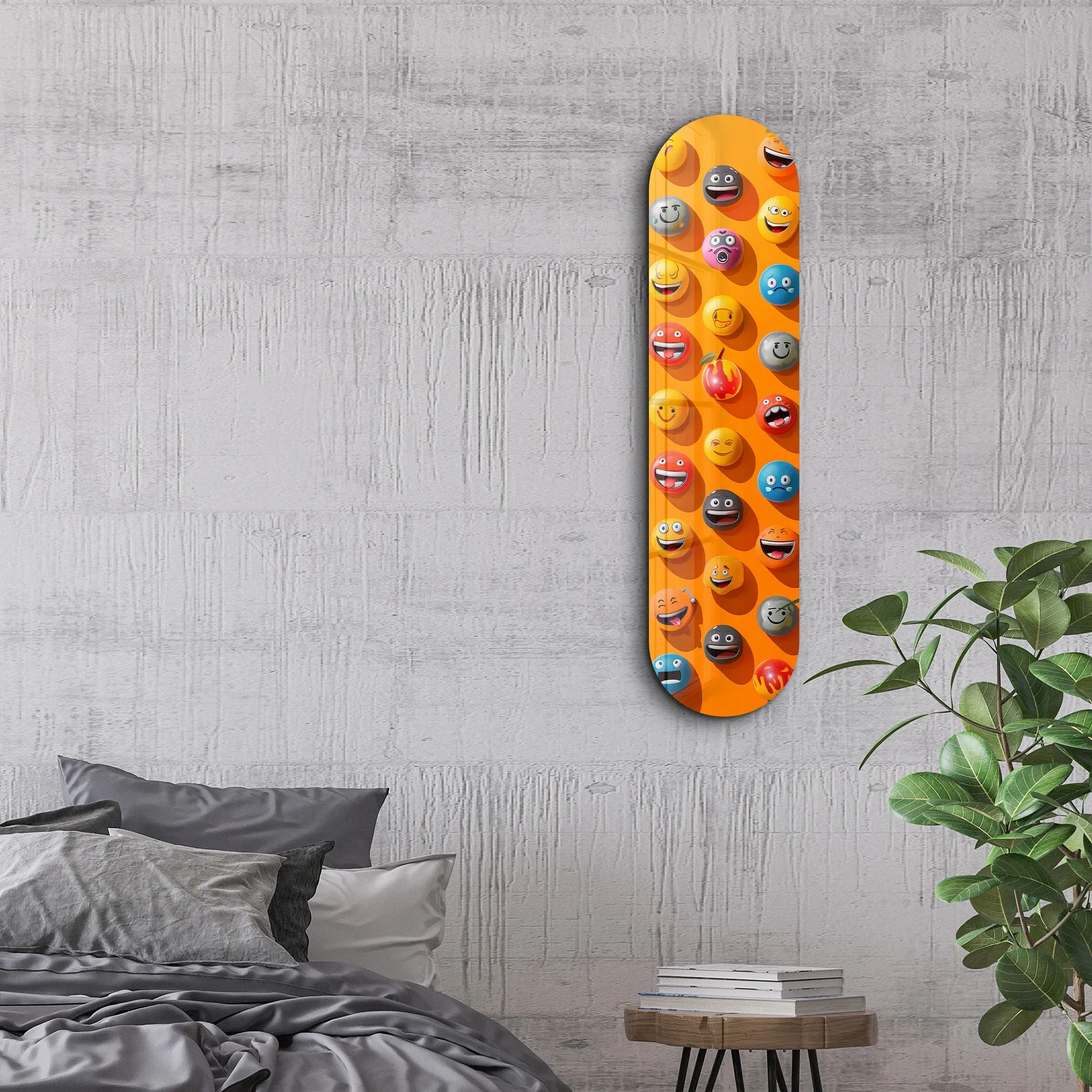 Lots of Smileys 3 | Glass Wall Art