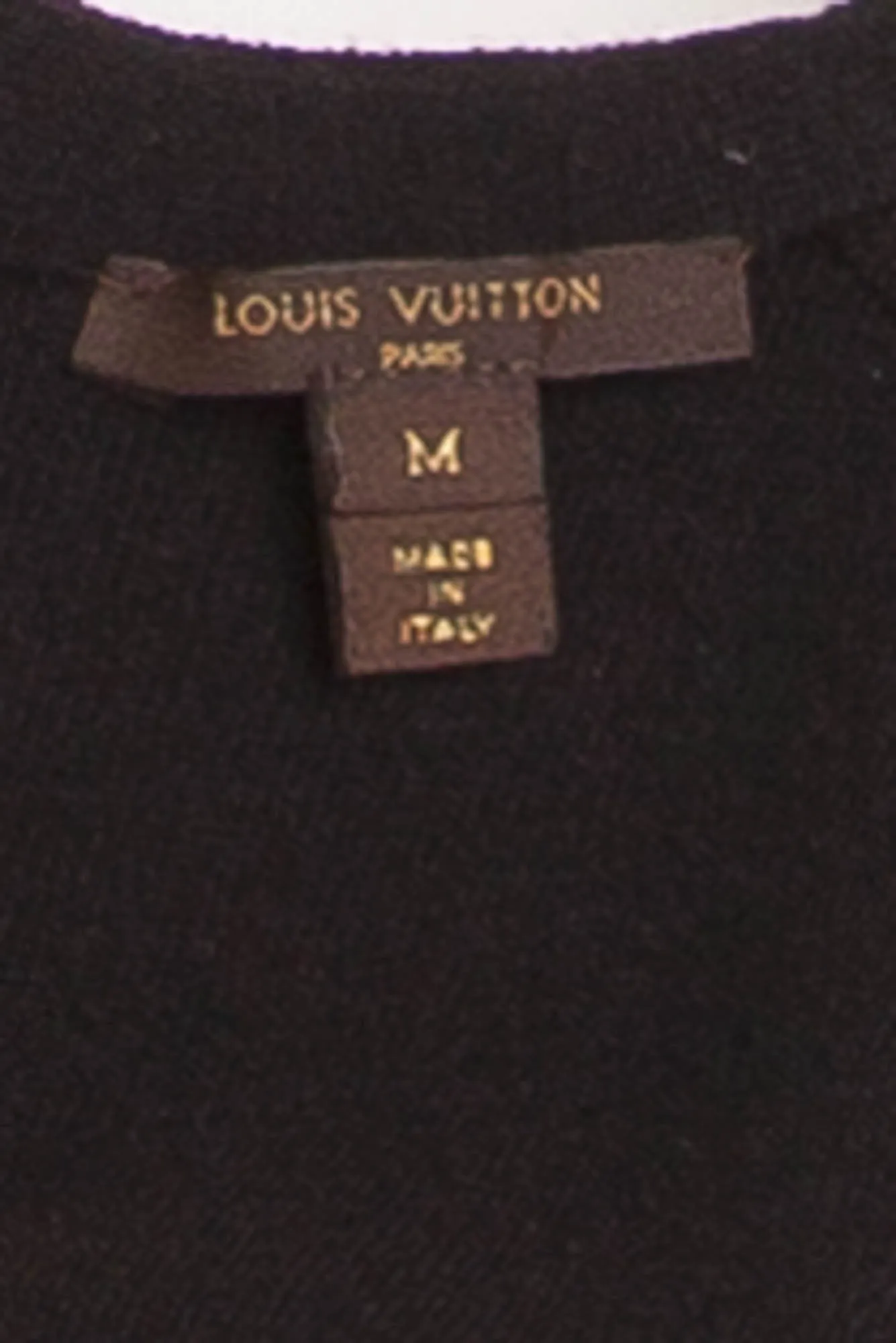 Louis Vuitton - Black Long Sleeve Mini Dress - M