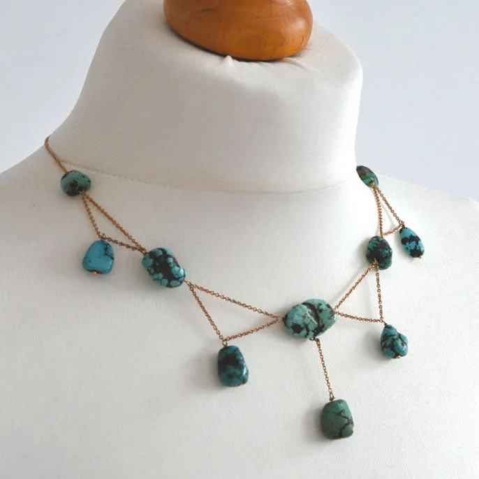 Matrix Turquoise Necklace