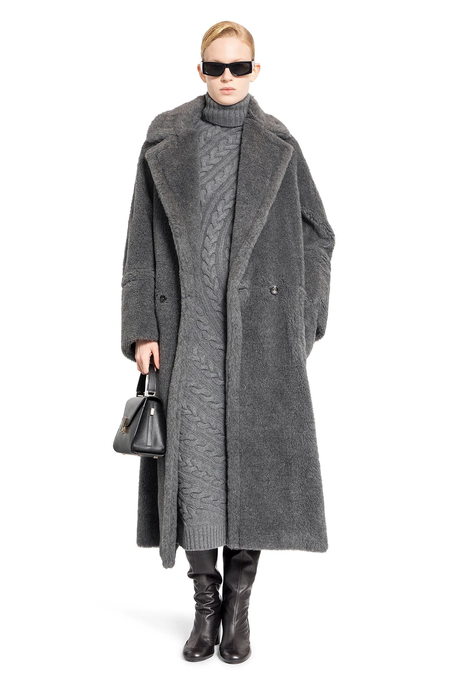 MAX MARA WOMAN GREY COATS