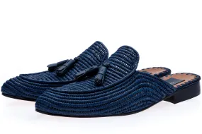 MELILLA RAFIA NAVY MULES