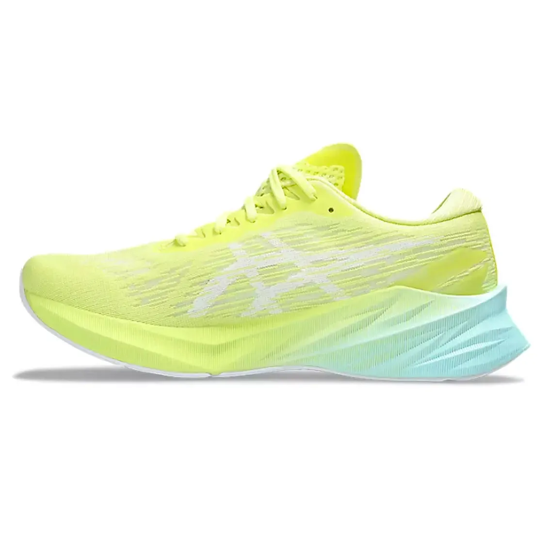 Mens ASICS Novablast 3 - Glow Yellow / White