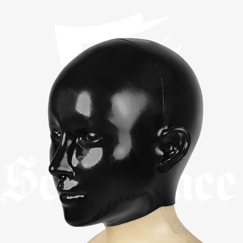 NEOGAN x SecondFace | Black Rubber Face "Obsidian" Silicone Mask