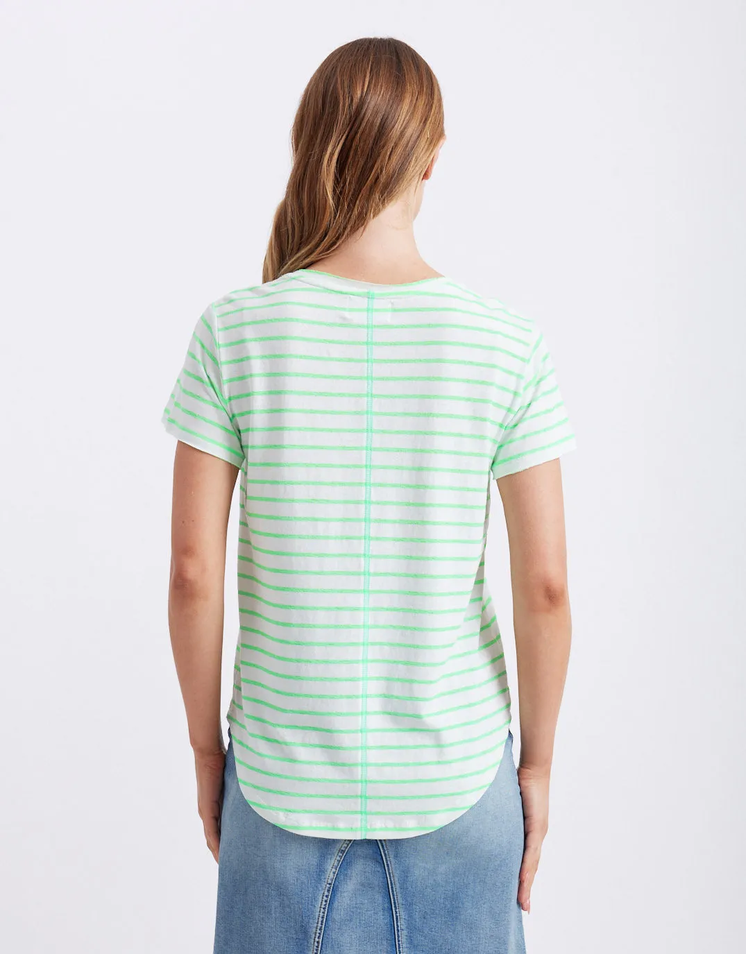 Neon Vee Tee - Neon Green