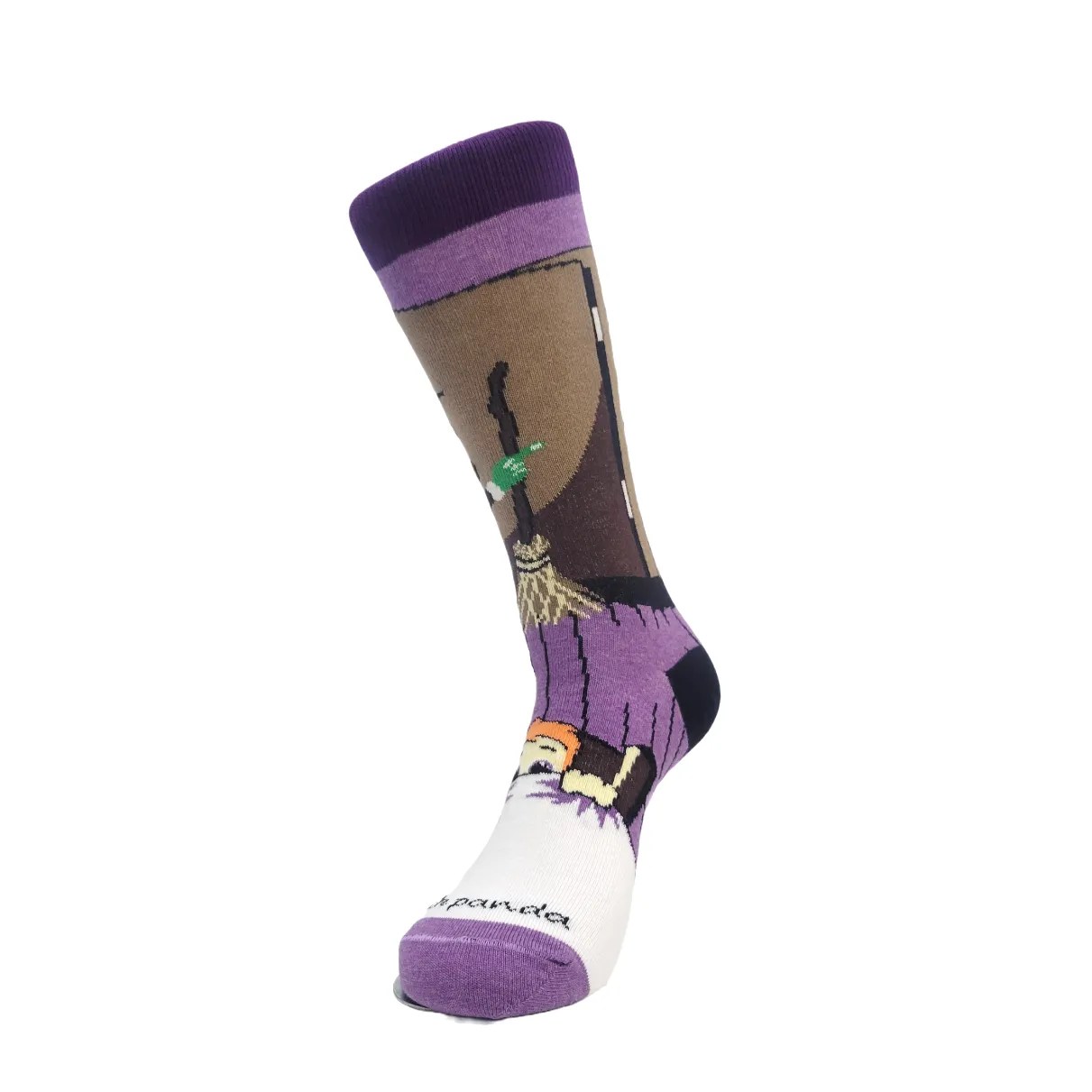 Nightmare Witch in the Closet Socks from the Sock Panda (Adult Medium - Women's Shoe Sizes 5-10)