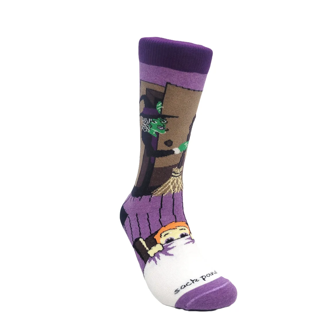 Nightmare Witch in the Closet Socks from the Sock Panda (Adult Medium - Women's Shoe Sizes 5-10)