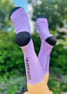 Performance Crew Socks -  Lavender