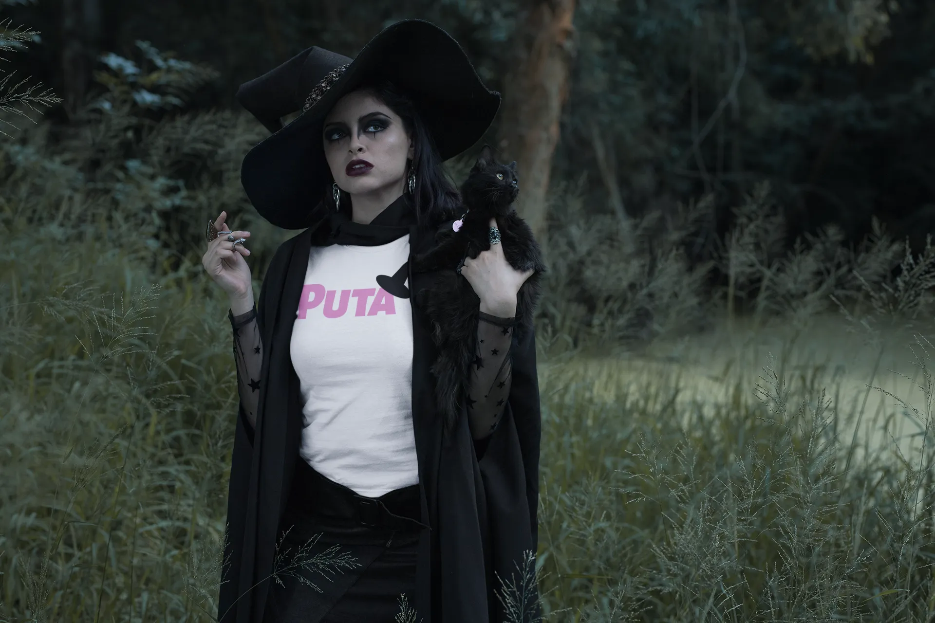 Pink "Puta" Witch Tee - Unisex Shirt