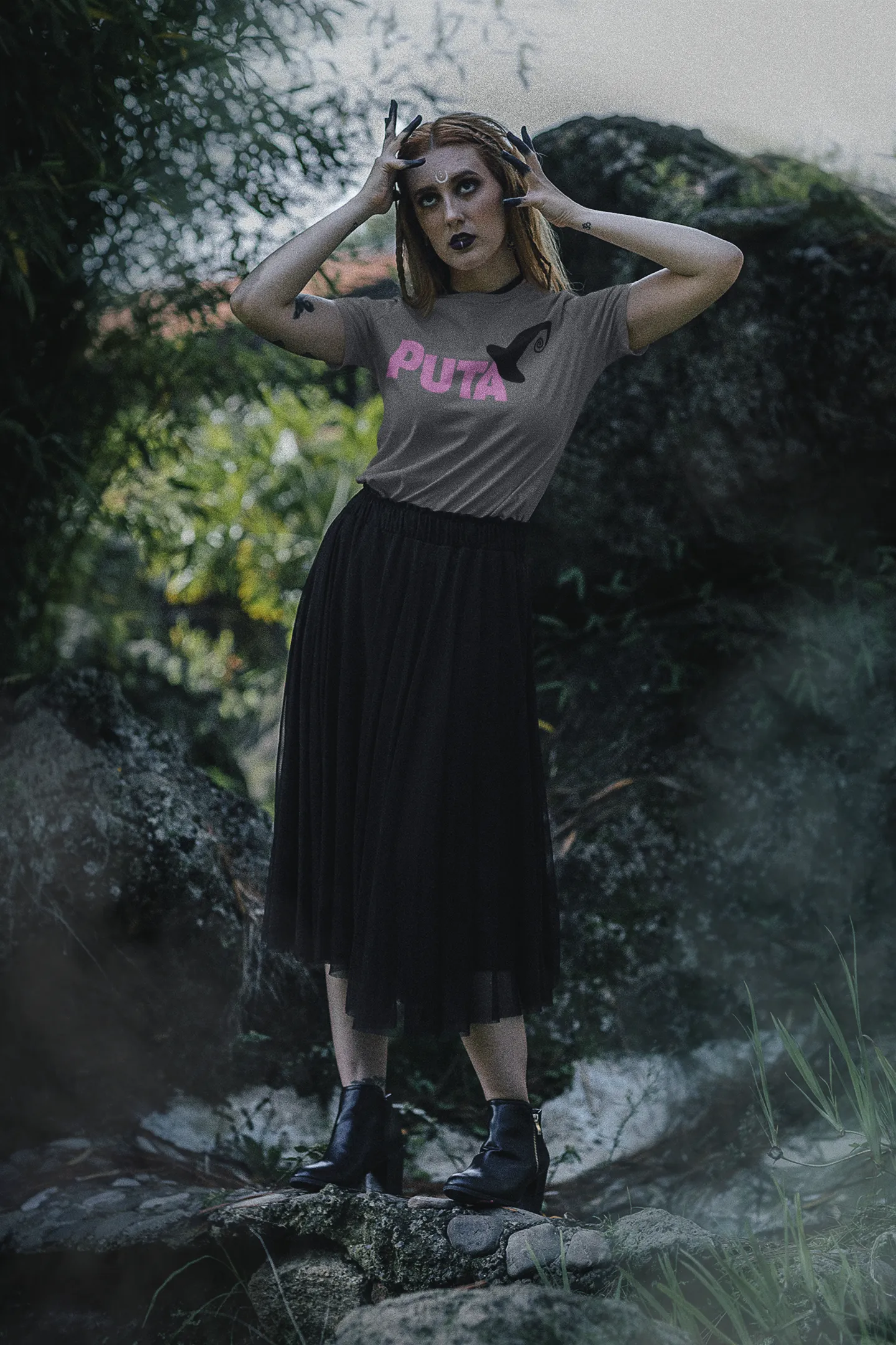 Pink "Puta" Witch Tee - Unisex Shirt