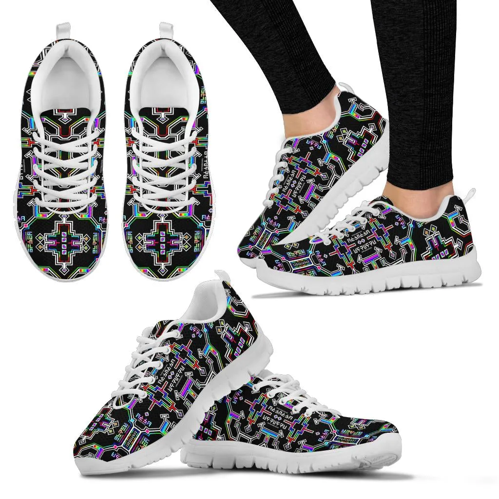 Prismatic Grid Sneakers