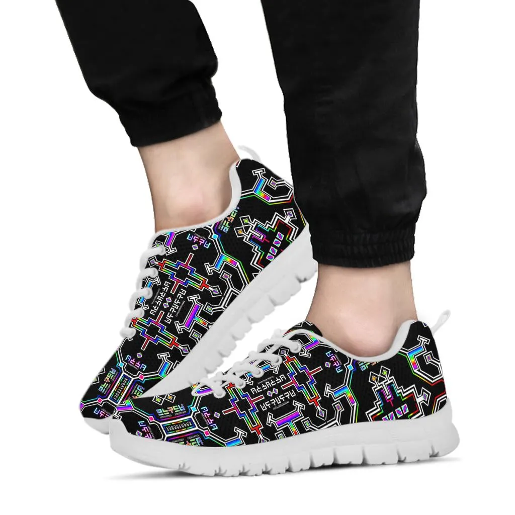 Prismatic Grid Sneakers