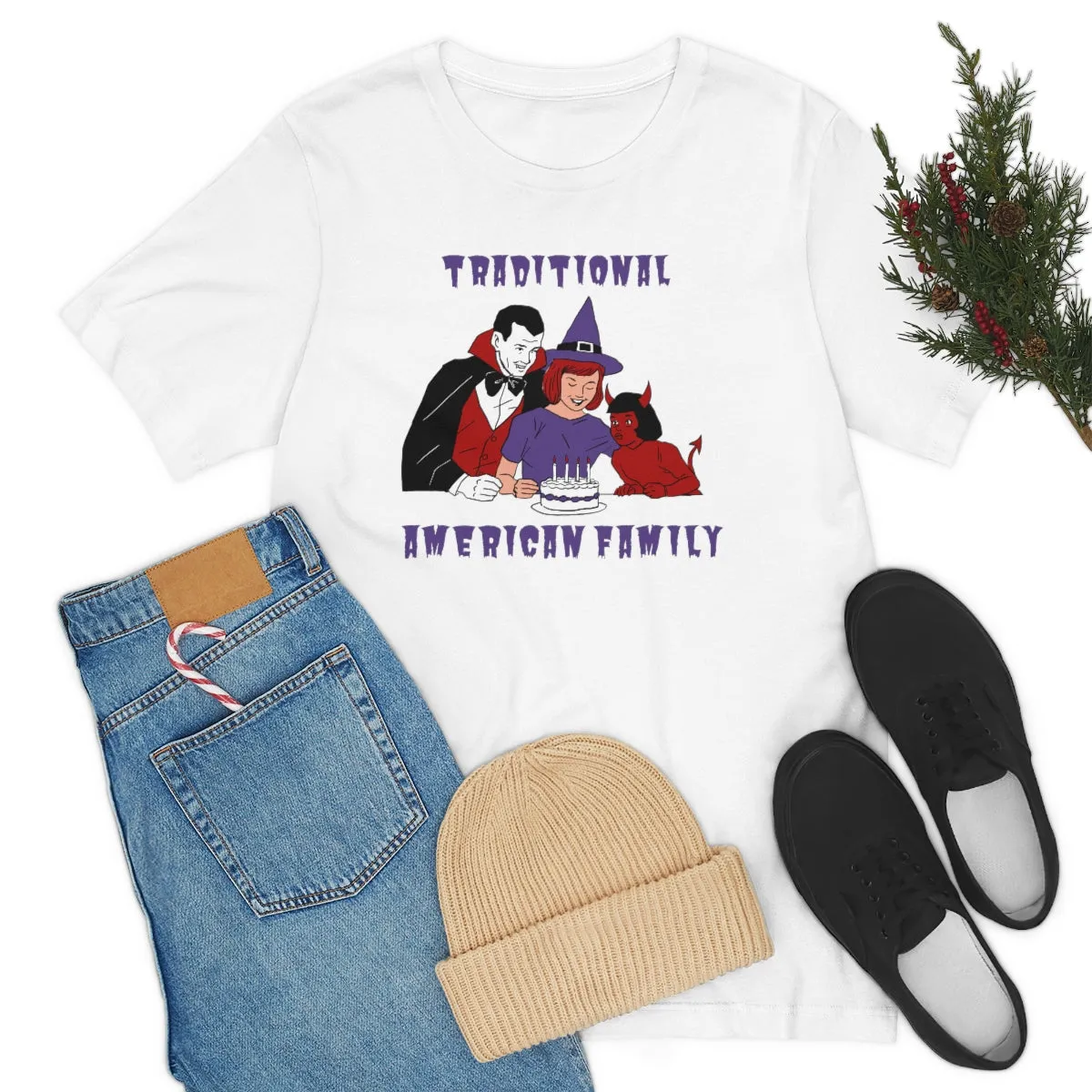 "Traditional American Family'" Spooky Tee - Unisex Shirt