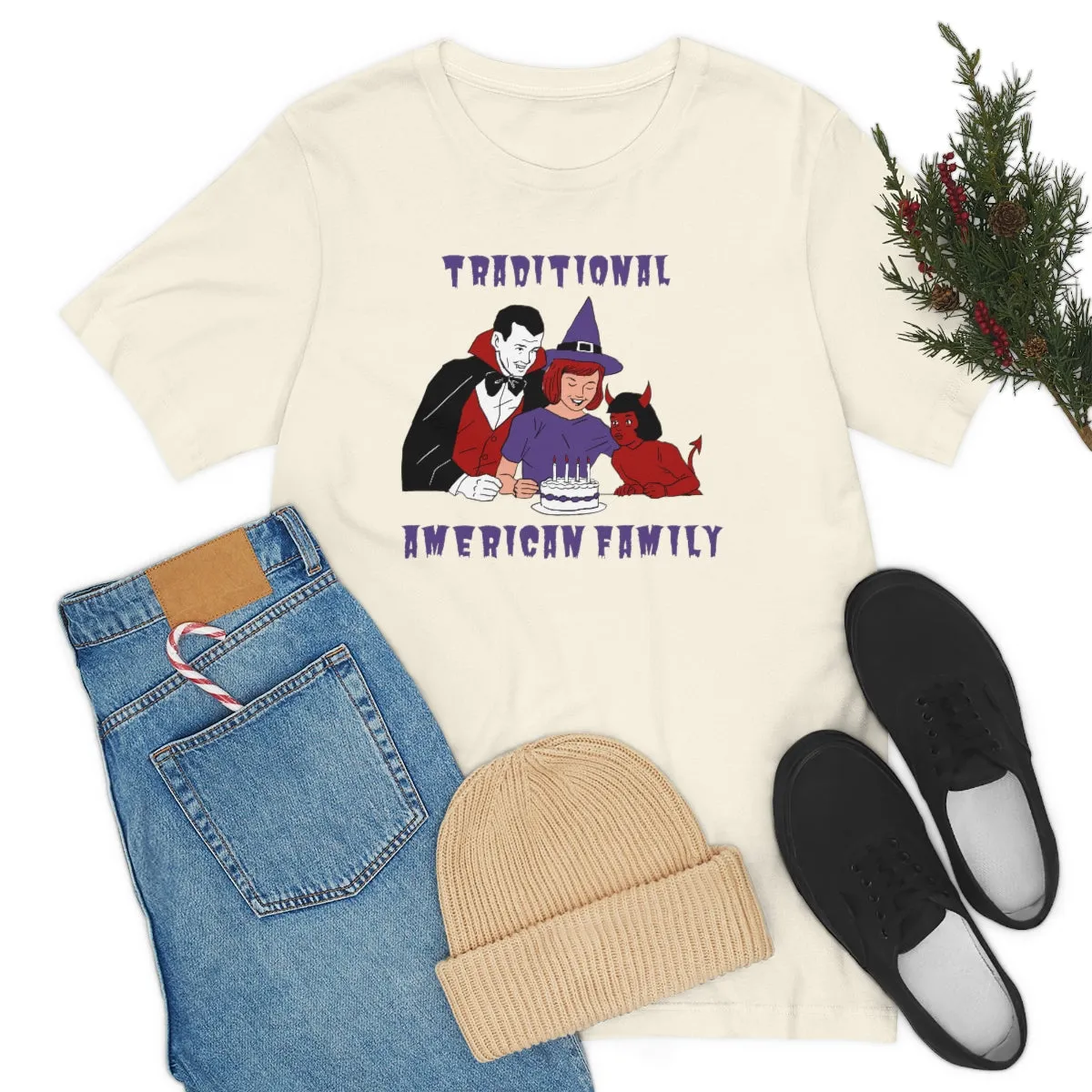 "Traditional American Family'" Spooky Tee - Unisex Shirt