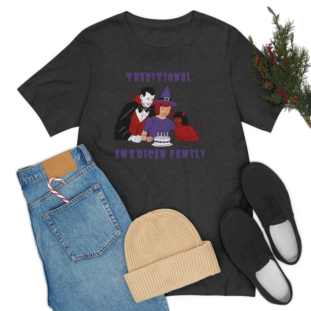 "Traditional American Family'" Spooky Tee - Unisex Shirt